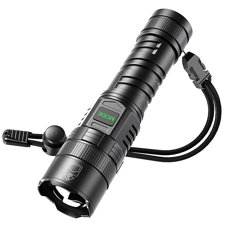 Illuminate Your Outdoor Adventures with the Electric Display Camping Portable Flashlight